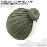Compact and Stylish Baby Cap (Bun Grey)